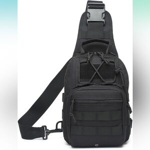 Black Tactical Sling Bag